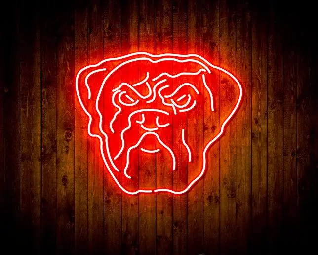 Cleveland Browns Dog Pound Neon-Like Flex Led Sign 7