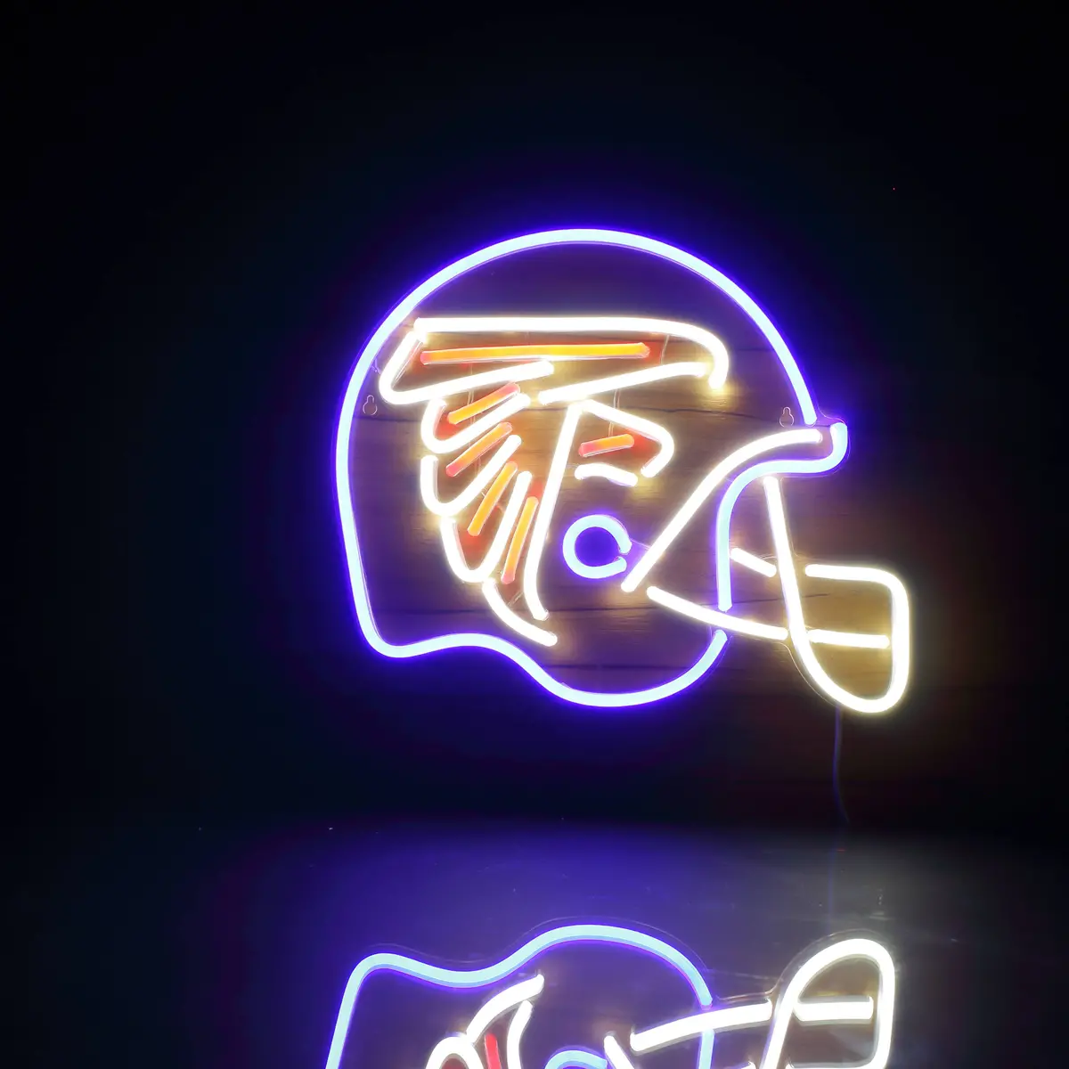 Nfl Helmet Atlanta Falcons Bar Neon Flex Led Sign 1