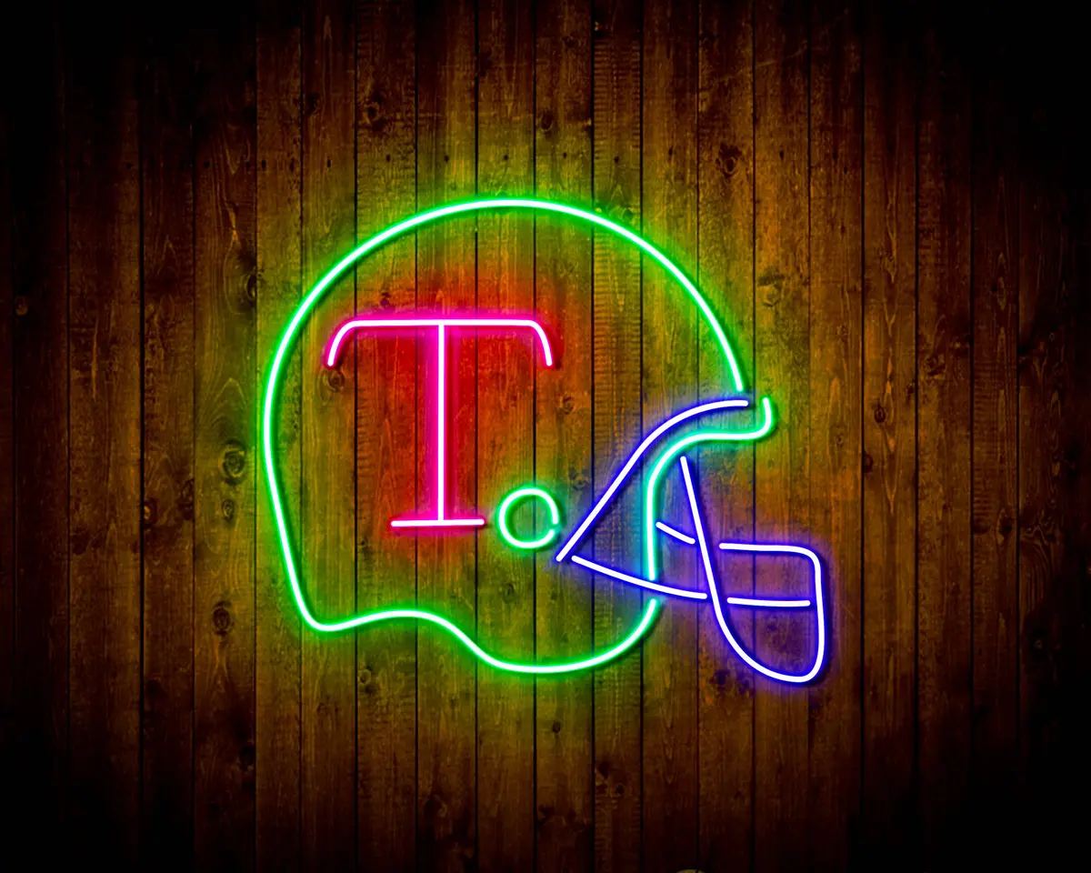 Nfl Helmet Tennessee Titans Bar Neon Flex Led Sign 4