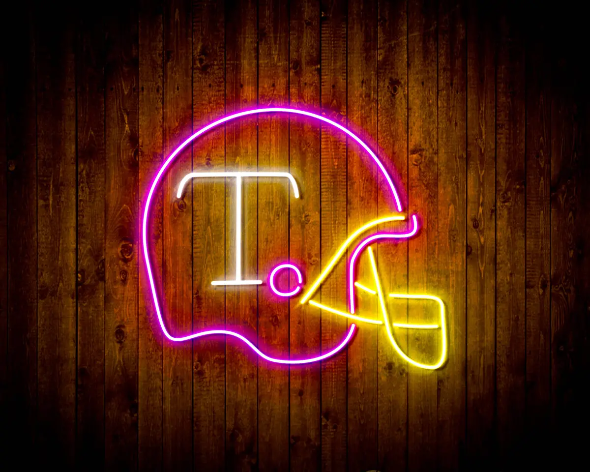 Nfl Helmet Tennessee Titans Bar Neon Flex Led Sign 6