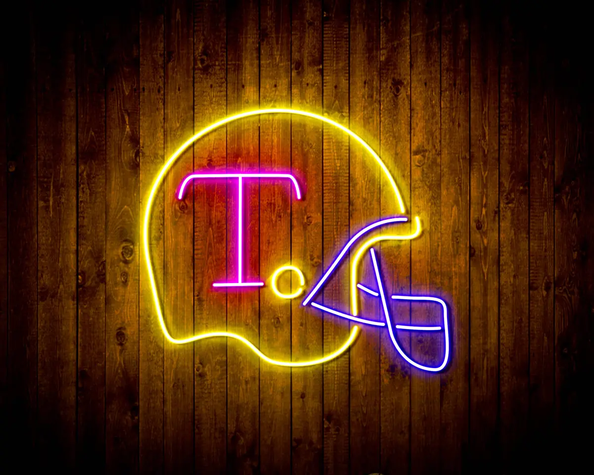Nfl Helmet Tennessee Titans Bar Neon Flex Led Sign 6