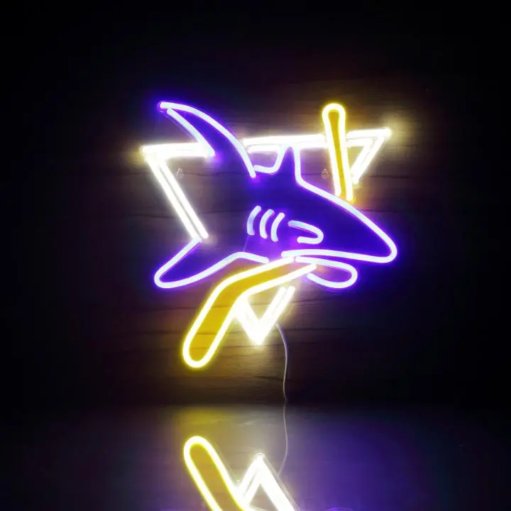 San Jose Sharks Handmade Neon Flex Led Sign 1