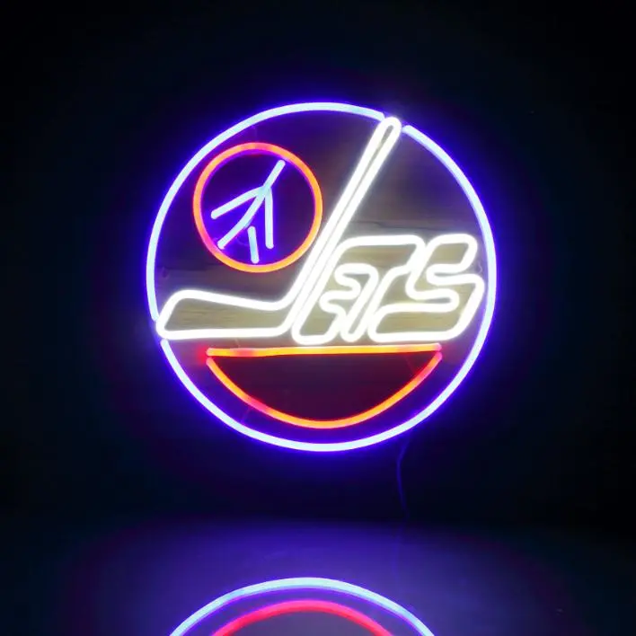 Winnipeg Jets Handmade Neon Flex Led Sign 1