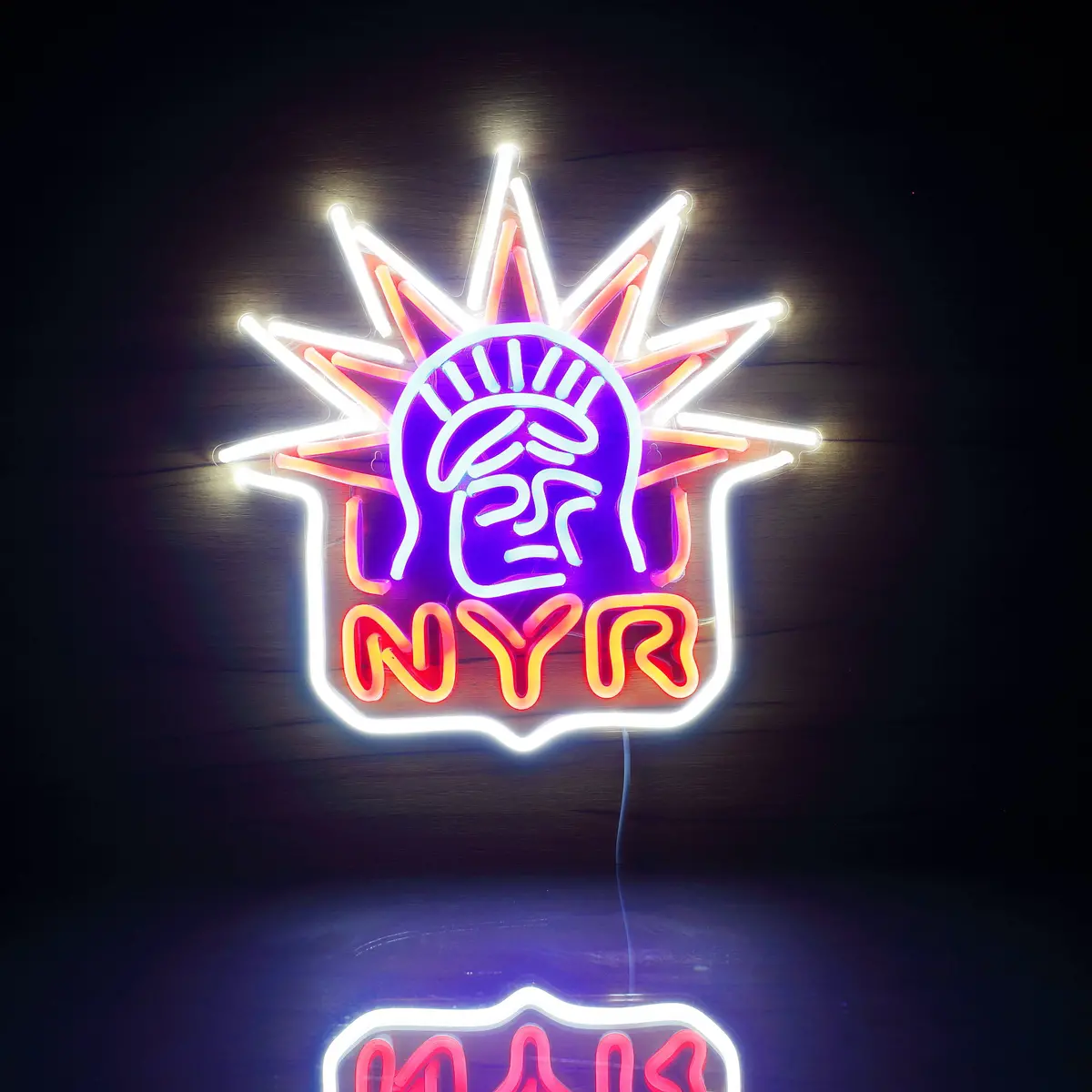 Nhl New York Rangers Bar Neon Flex Led Sign 1