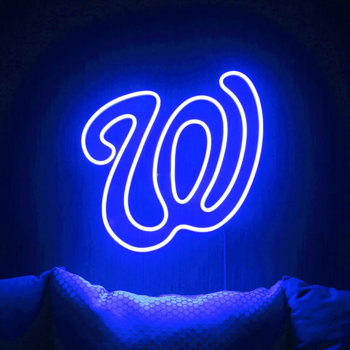 Washington Nationals Cap Flex Neon Led Sign 1