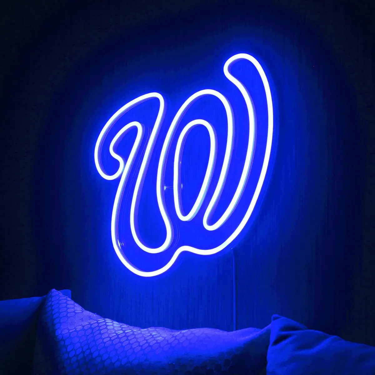 Washington Nationals Cap Flex Neon Led Sign 2