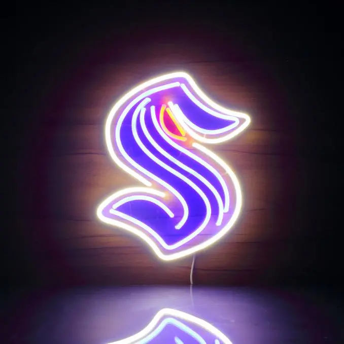 Seattle Kraken Handmade Neon Flex Led Sign 1