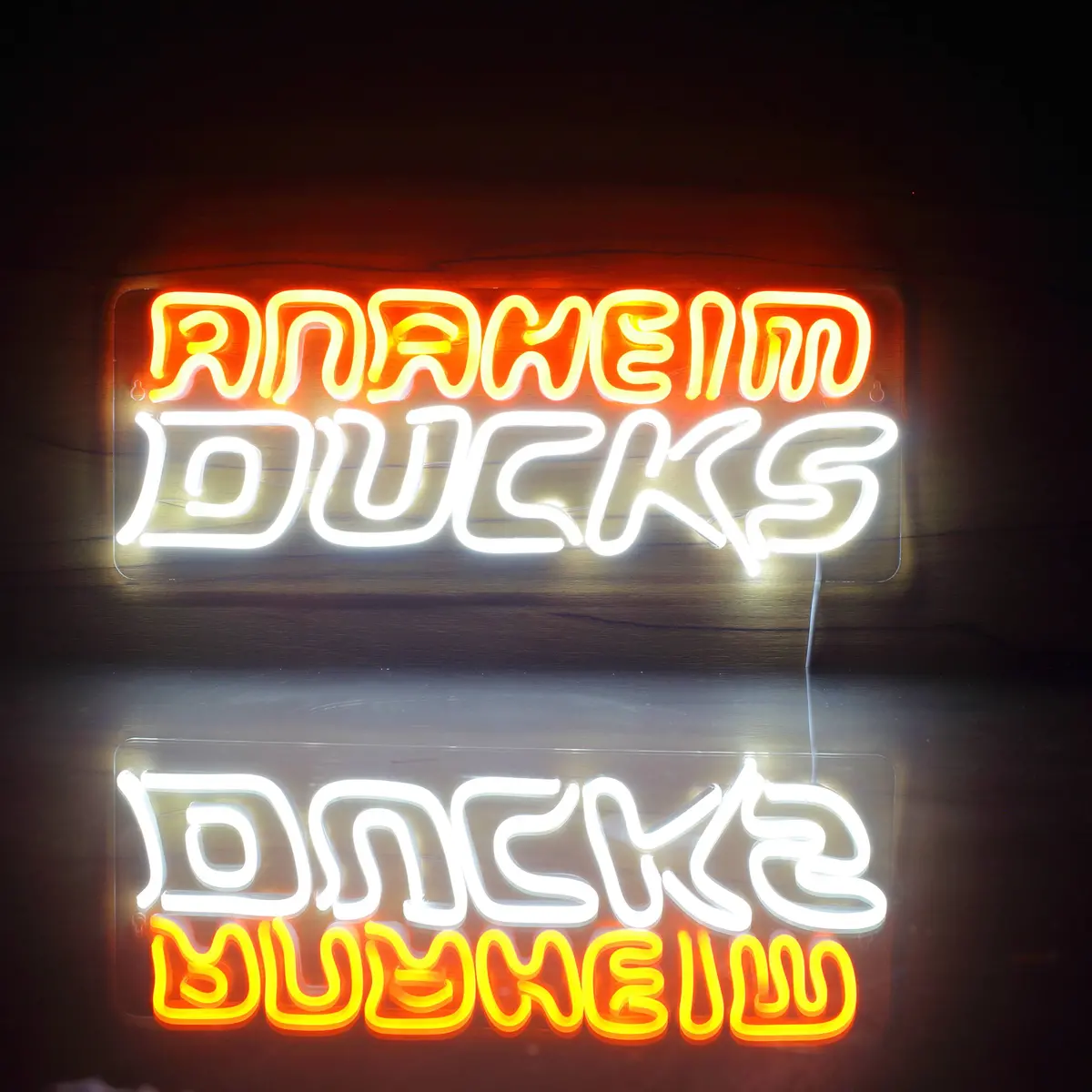 Nhl Anaheim Ducks Bar Neon Flex Led Sign 1
