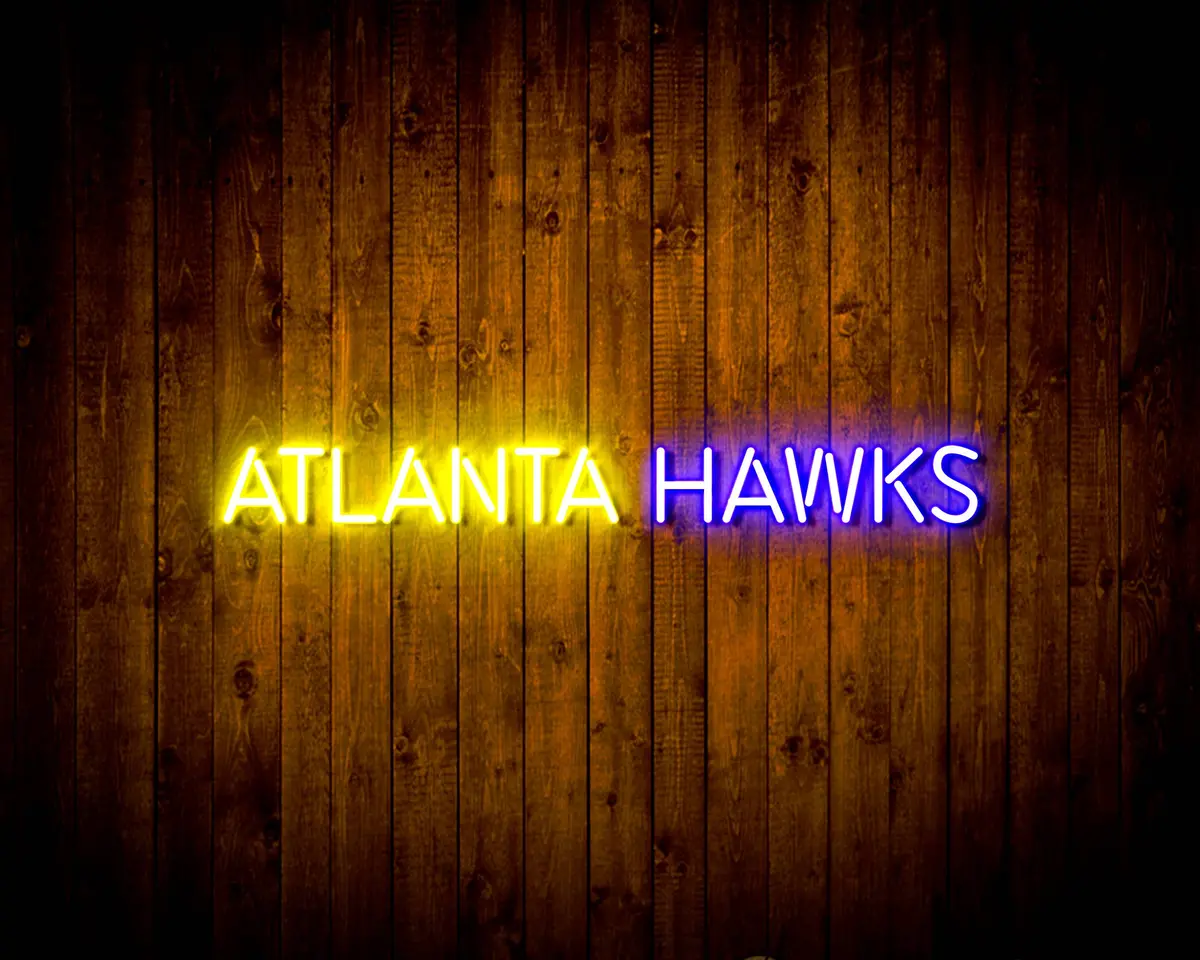 Nba Atlanta Hawks Bar Neon Flex Led Sign 8