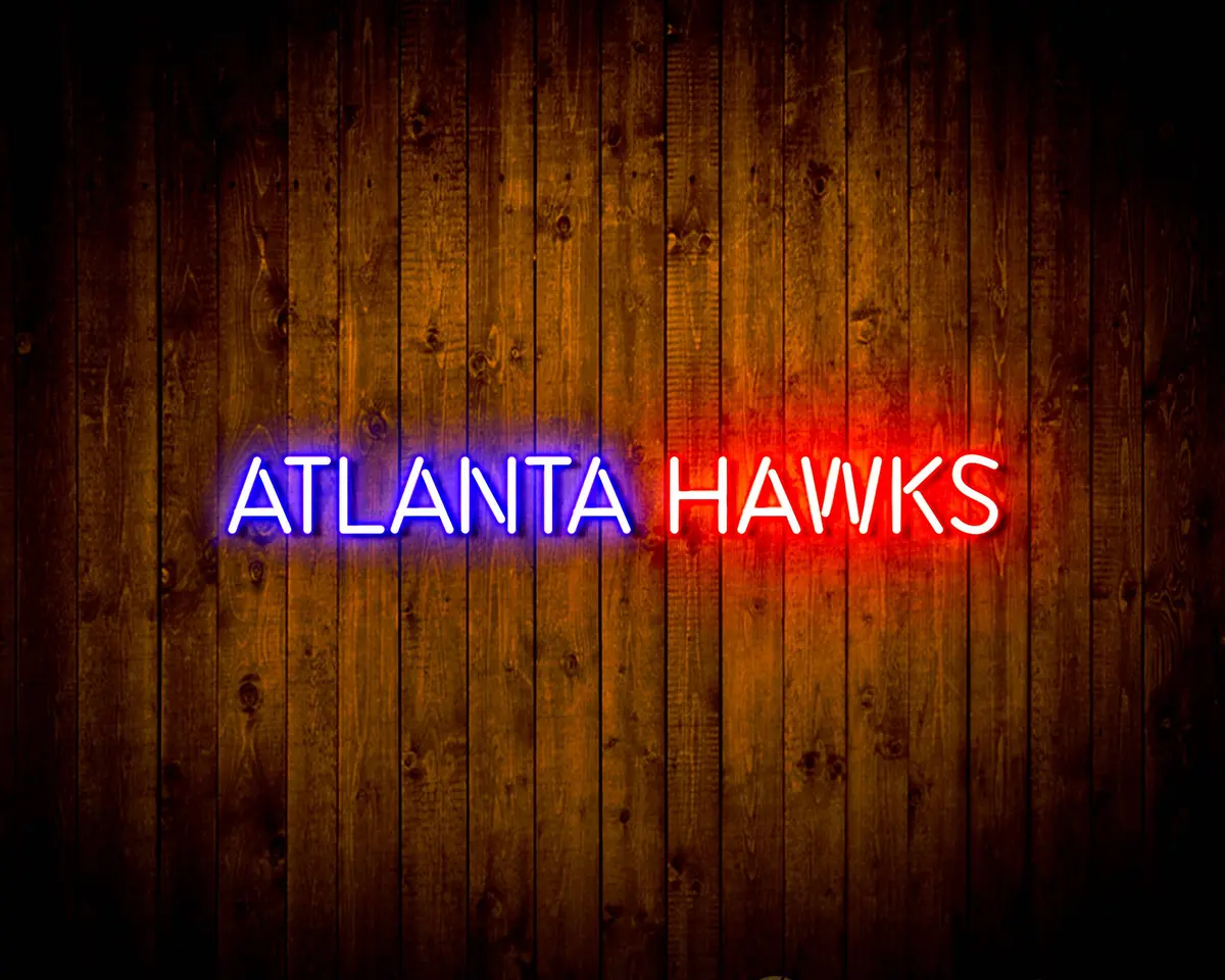 Nba Atlanta Hawks Bar Neon Flex Led Sign 2