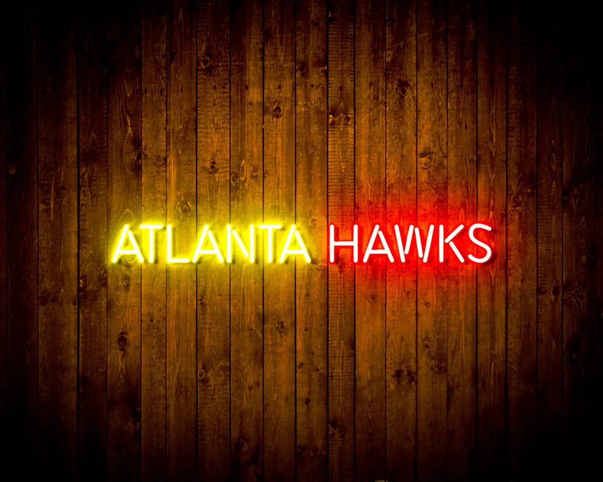 Nba Atlanta Hawks Bar Neon Flex Led Sign 7