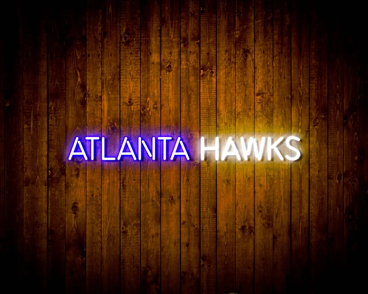 Nba Atlanta Hawks Bar Neon Flex Led Sign 5