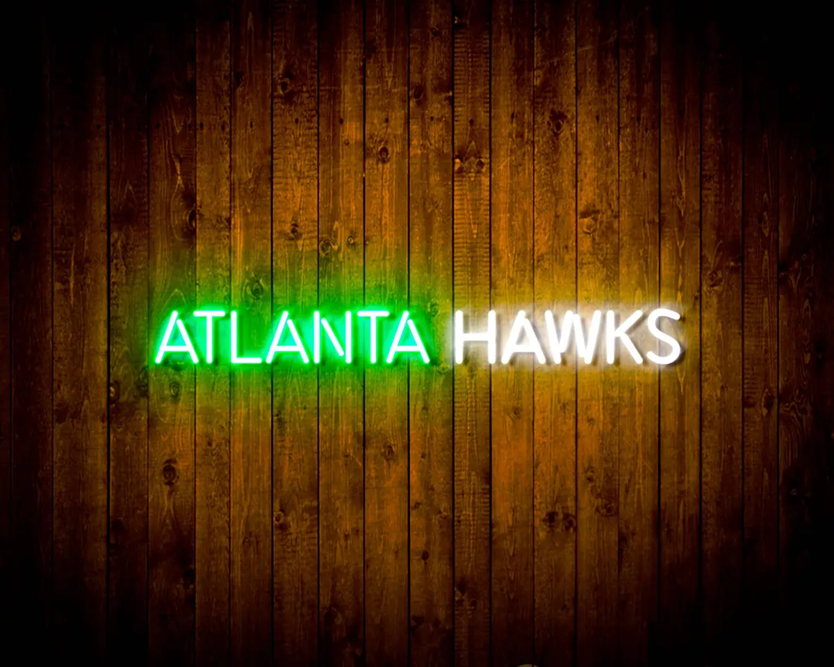 Nba Atlanta Hawks Bar Neon Flex Led Sign 6