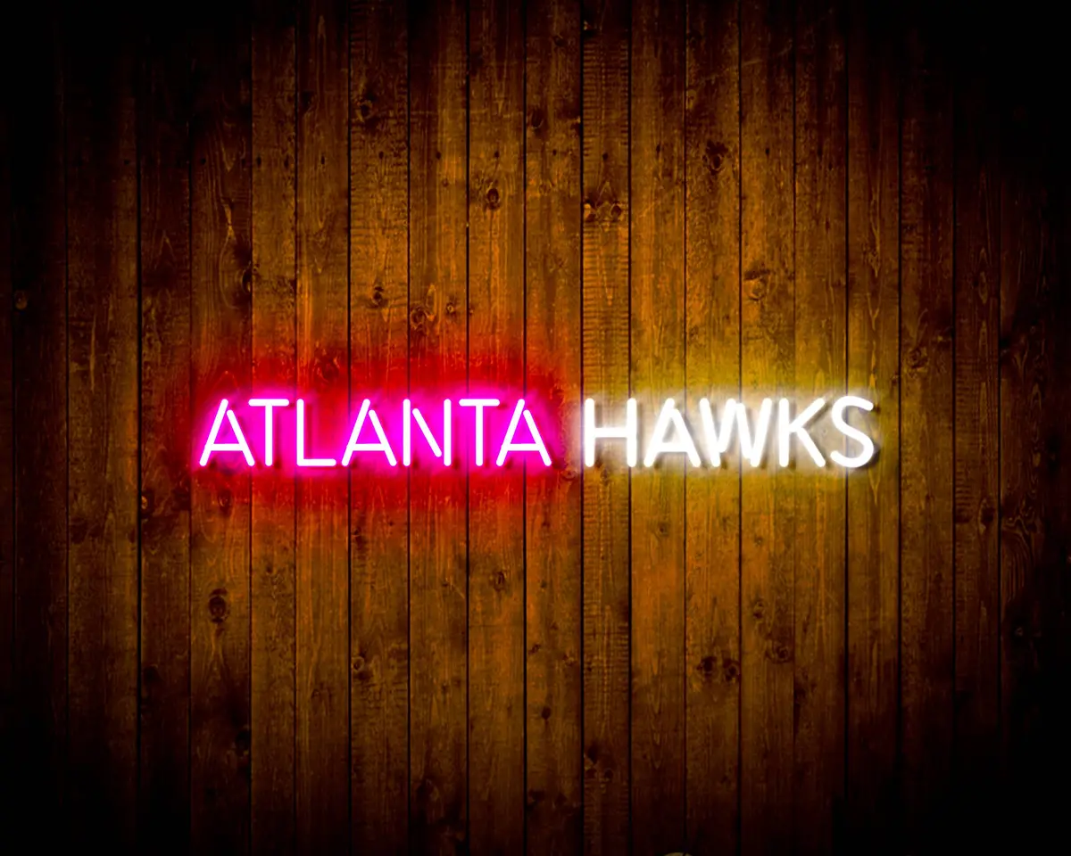 Nba Atlanta Hawks Bar Neon Flex Led Sign 4