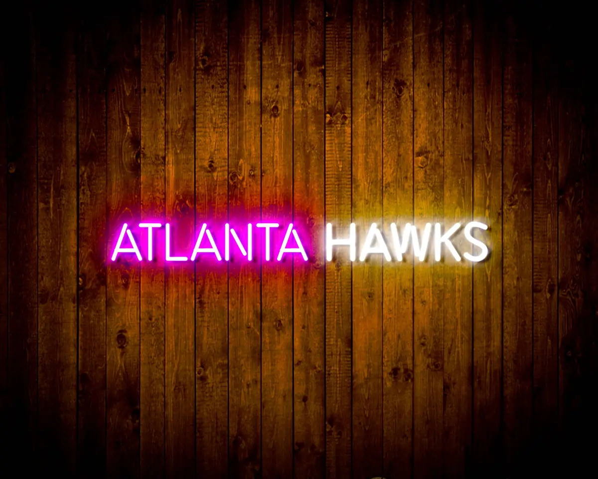 Nba Atlanta Hawks Bar Neon Flex Led Sign 3