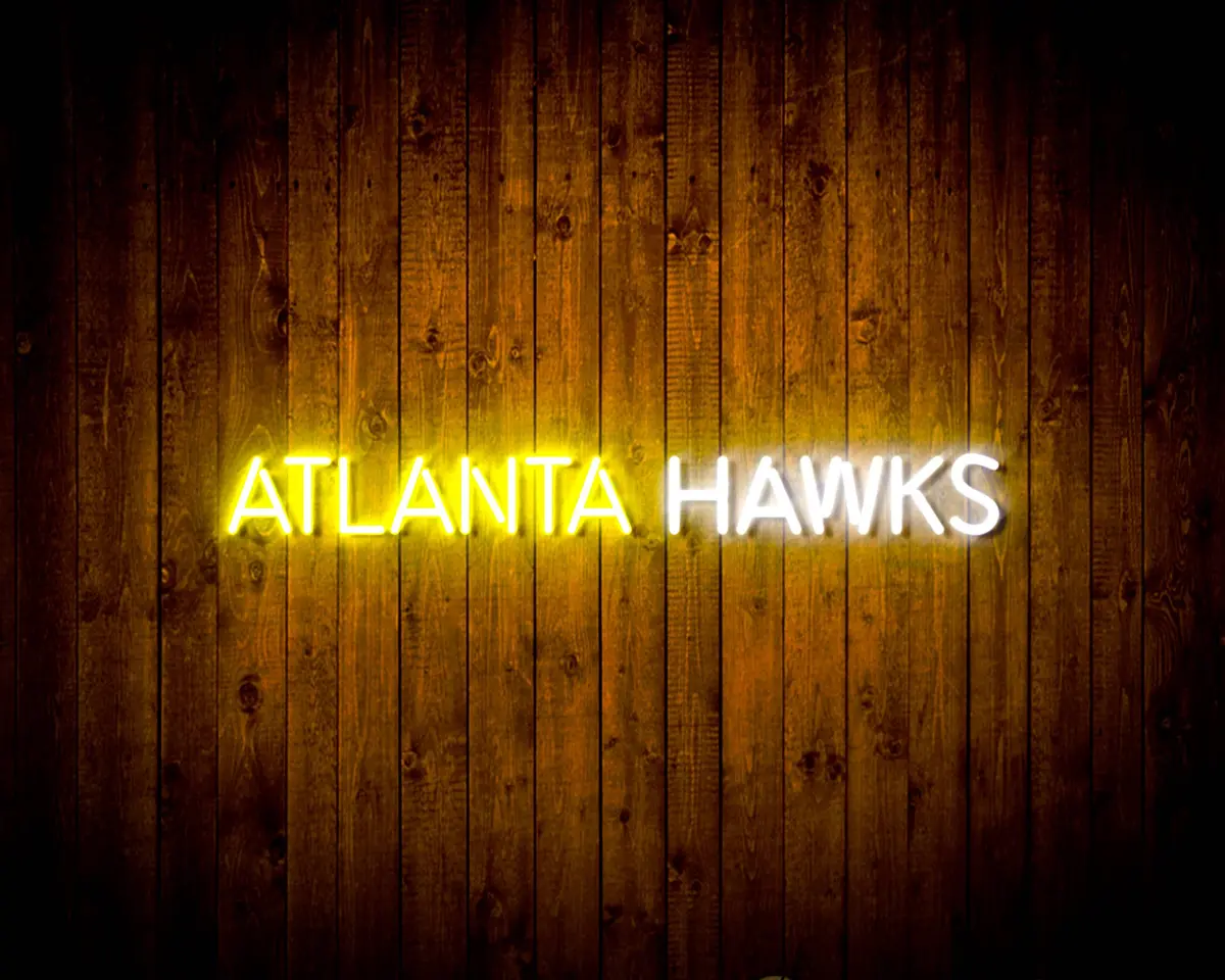 Nba Atlanta Hawks Bar Neon Flex Led Sign 9