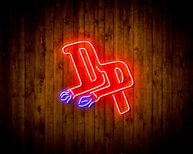 Detroit Pistons Handmade Neon Flex Led Sign 3