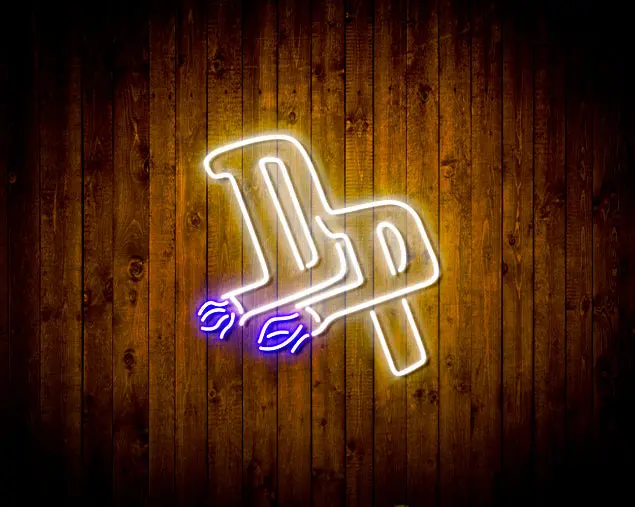Detroit Pistons Handmade Neon Flex Led Sign 6