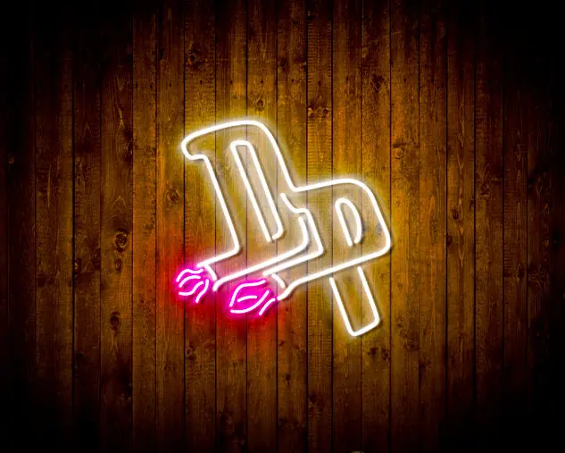 Detroit Pistons Handmade Neon Flex Led Sign 5