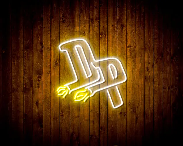 Detroit Pistons Handmade Neon Flex Led Sign 8