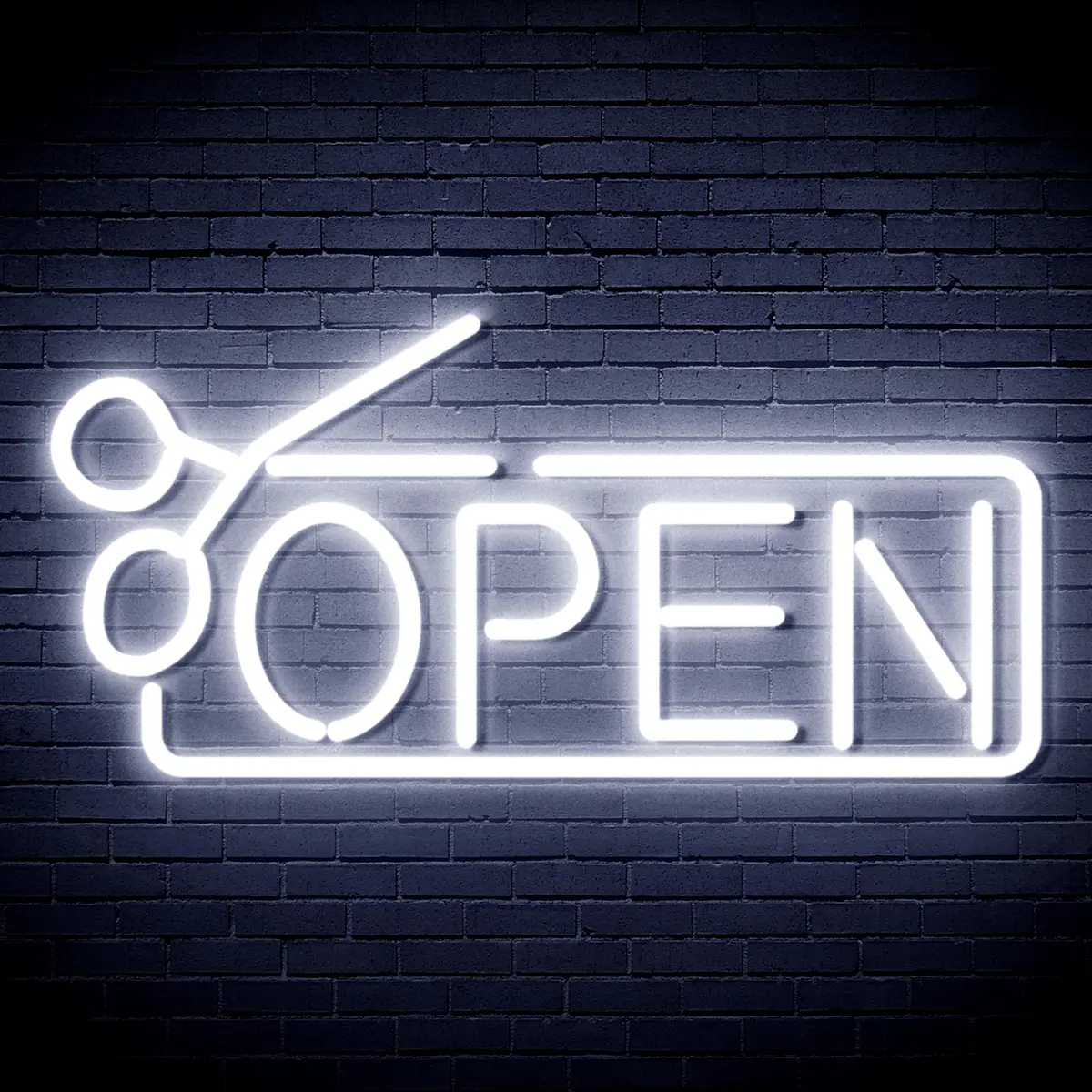 Open With Scissors Neon Flex Led Sign 15