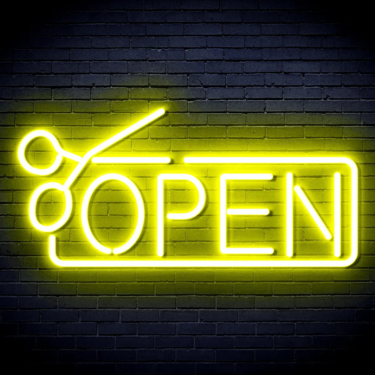 Open With Scissors Neon Flex Led Sign 17