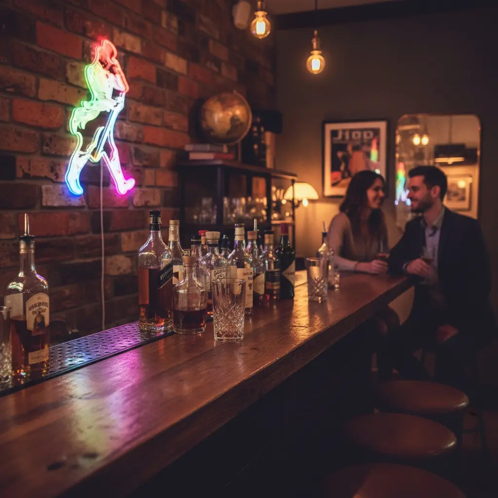 Johnnie Walker Neon Led Sign With Dynamic Rgb Colors 2