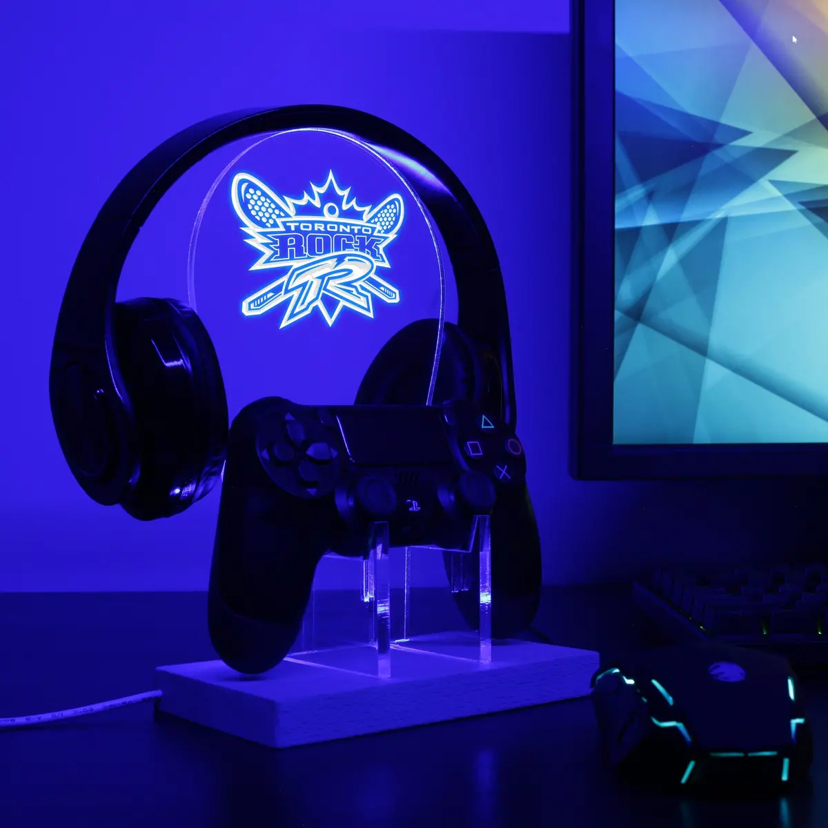 Toronto Rock Led Gaming Headset Controller Stand 1