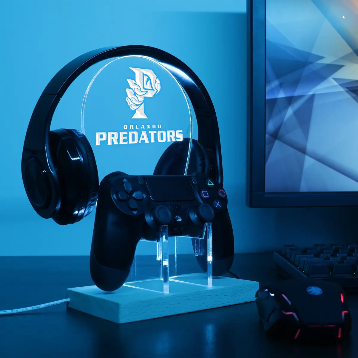 Orlando Predators Led Gaming Headset Controller Stand 1