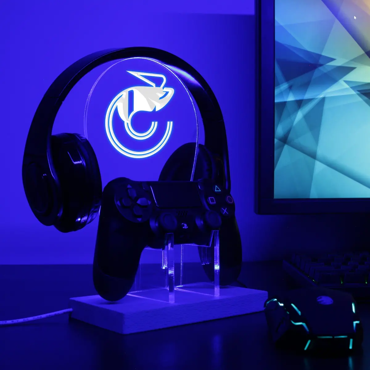 Cincinnati Stingers Led Gaming Headset Controller Stand 1