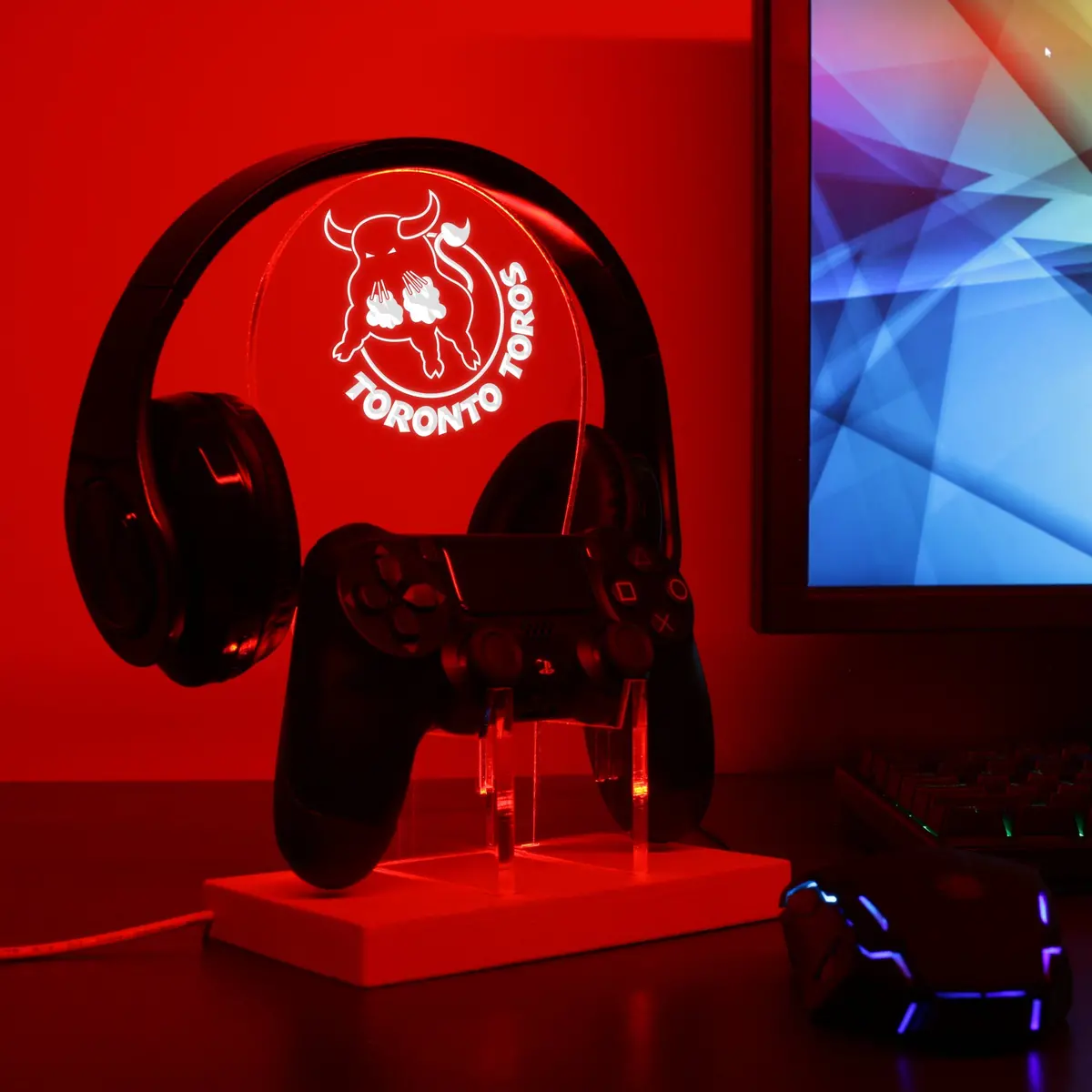Toronto Toros Led Gaming Headset Controller Stand 1