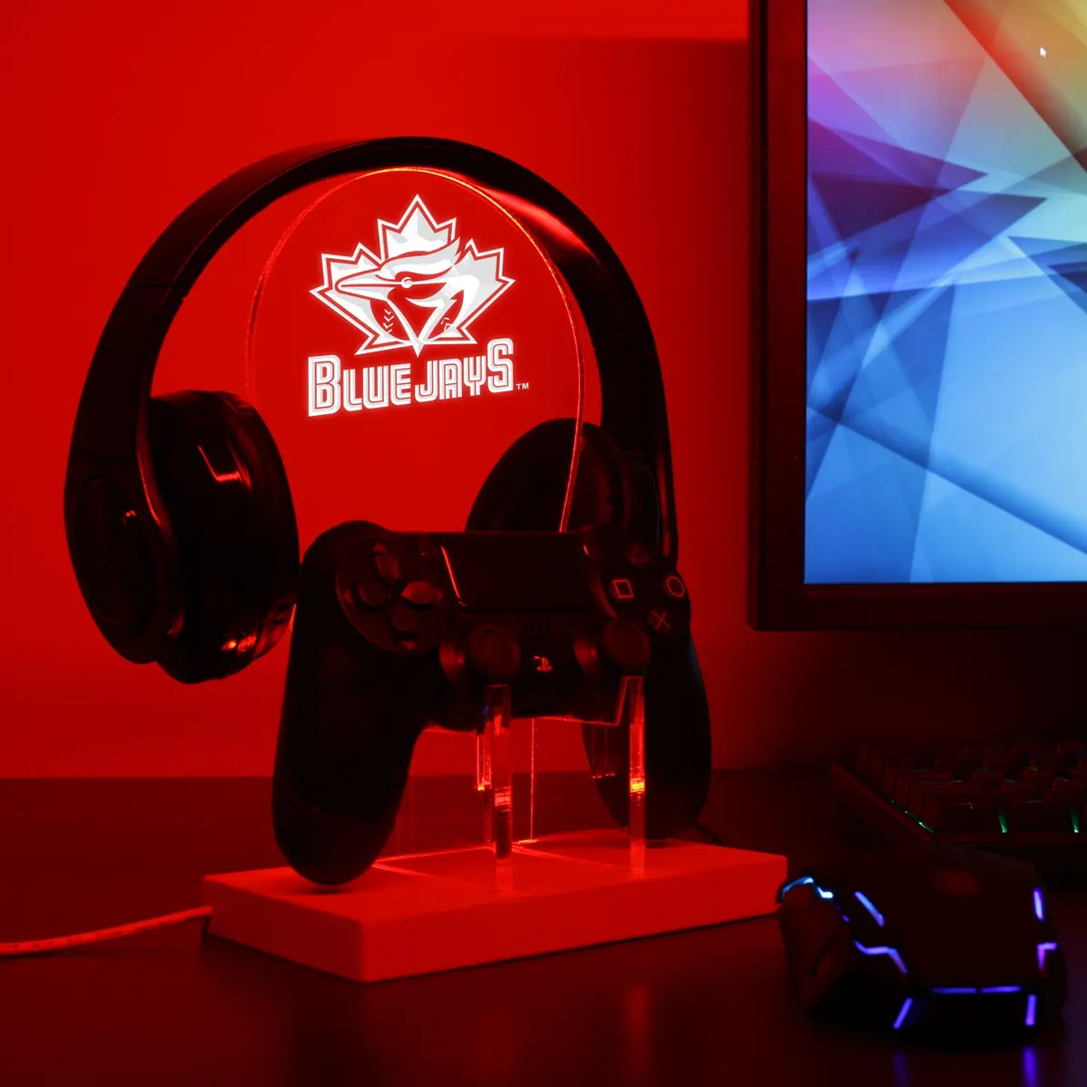 Toronto Blue Jays 1997 - 2002 Led Gaming Headset Controller Stand 2