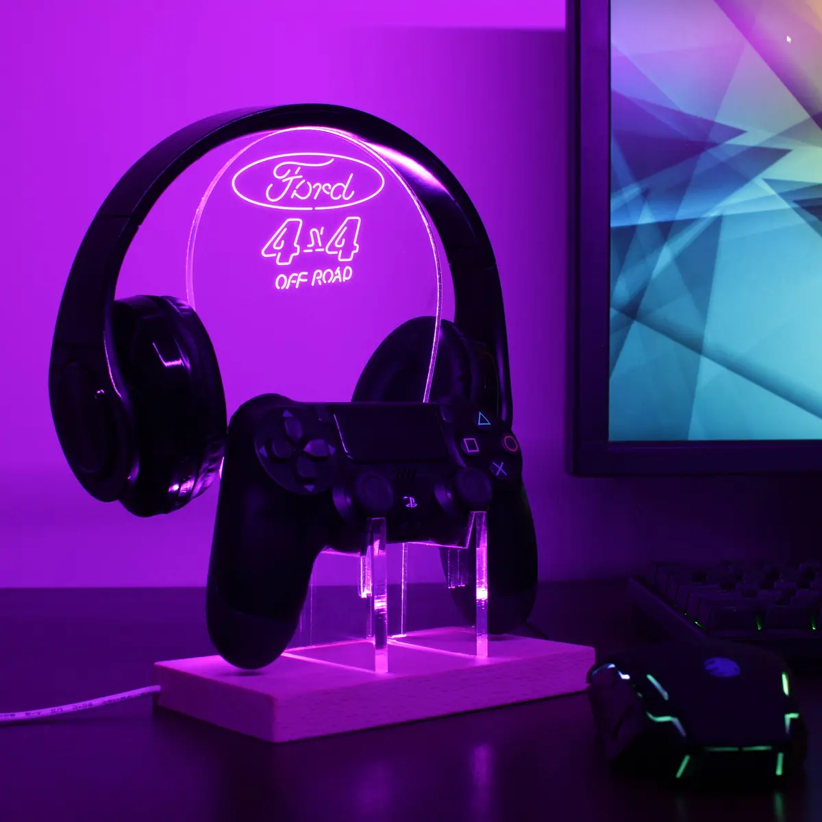 Ford Led Gaming Headset Controller Stand 1