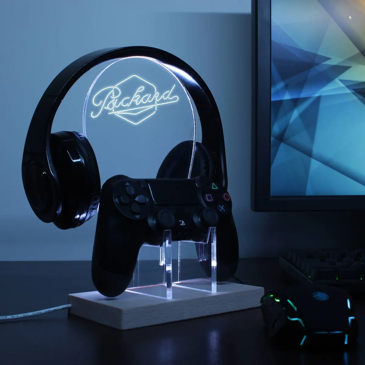 Packard Auto Led Gaming Headset Controller Stand 1
