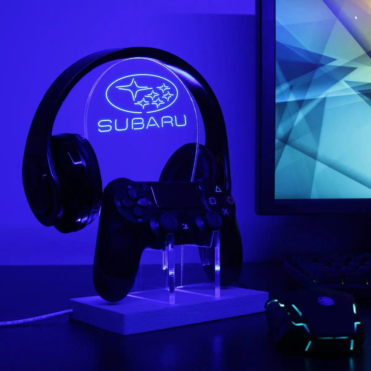 Subaru Led Gaming Headset Controller Stand 1