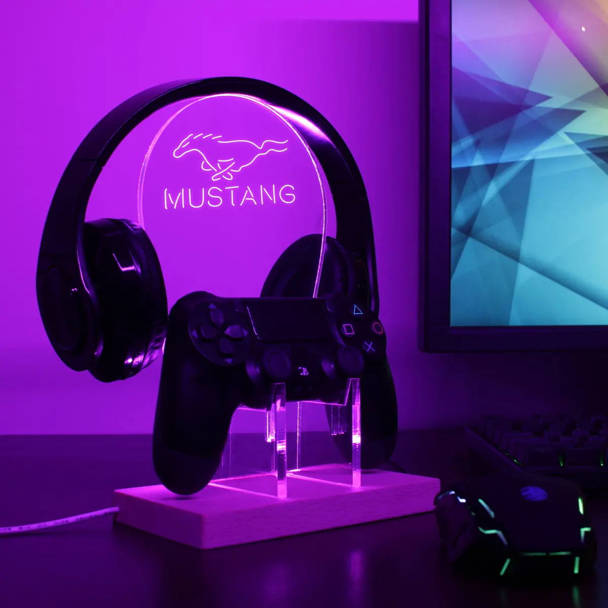 Ford Led Gaming Headset Controller Stand 1