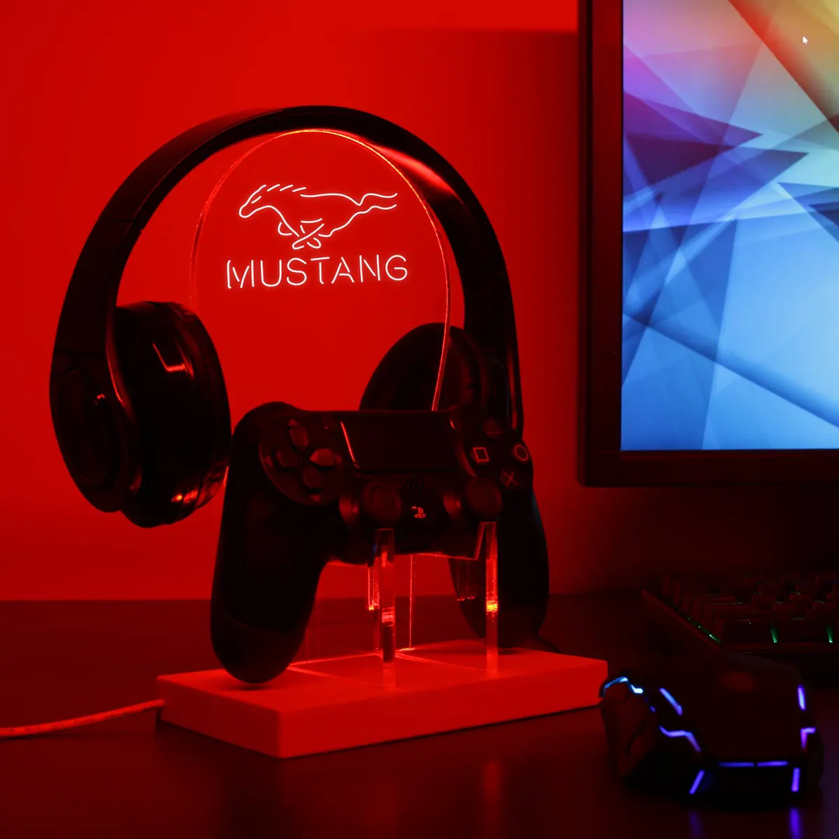 Ford Led Gaming Headset Controller Stand 2