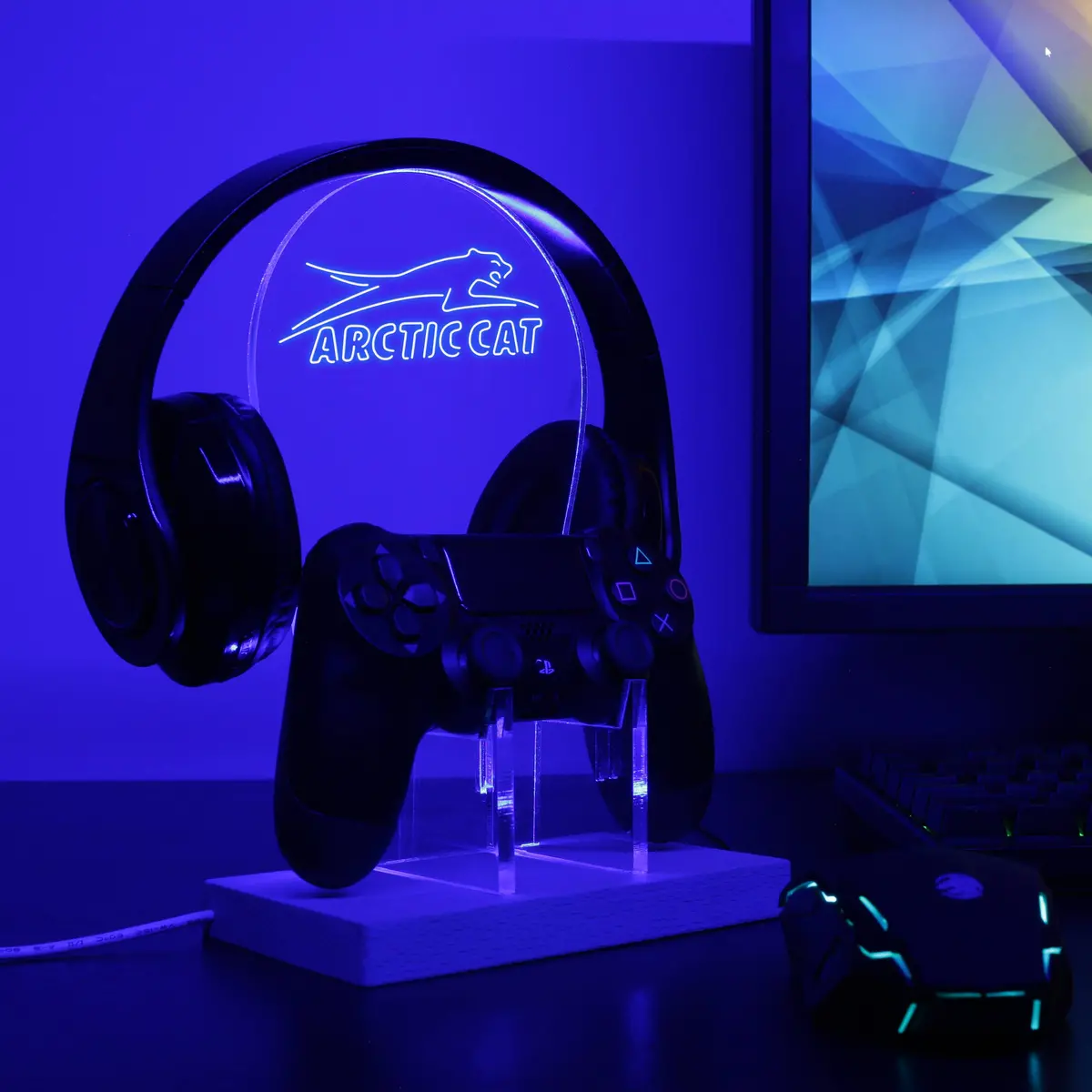 Arctic Cat Led Gaming Headset Controller Stand 2