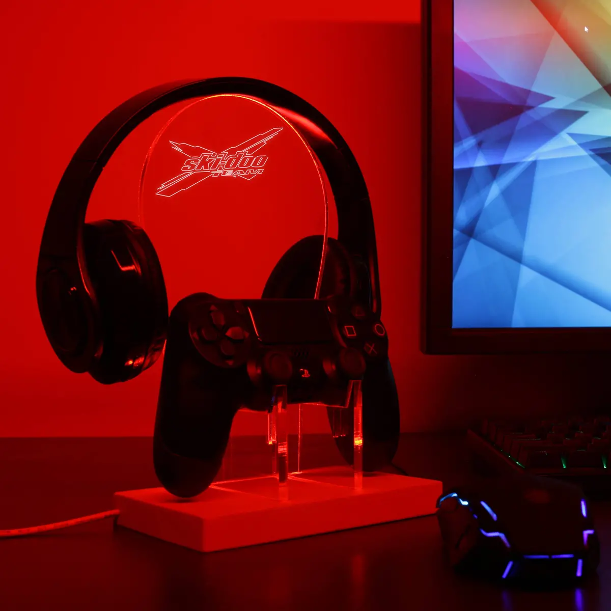 Ski-Doo Led Gaming Headset Controller Stand 1