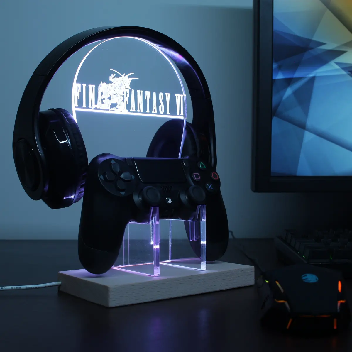 Final Fantasy 6 Led Gaming Headset Controller Stand 1