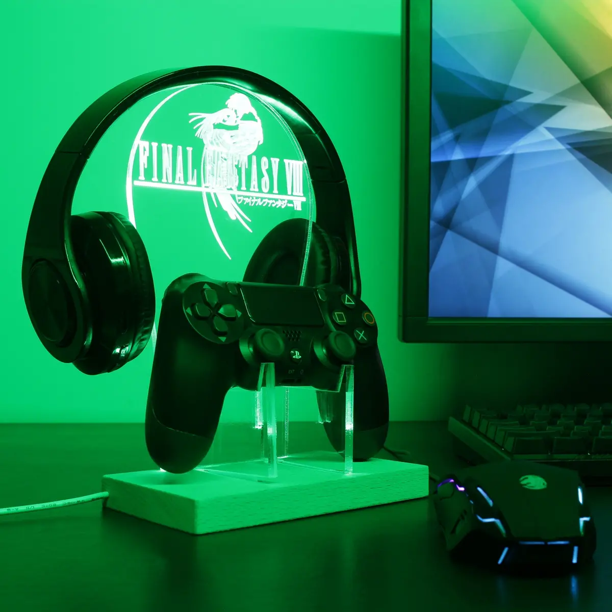 Final Fantasy 7 Led Gaming Headset Controller Stand 2