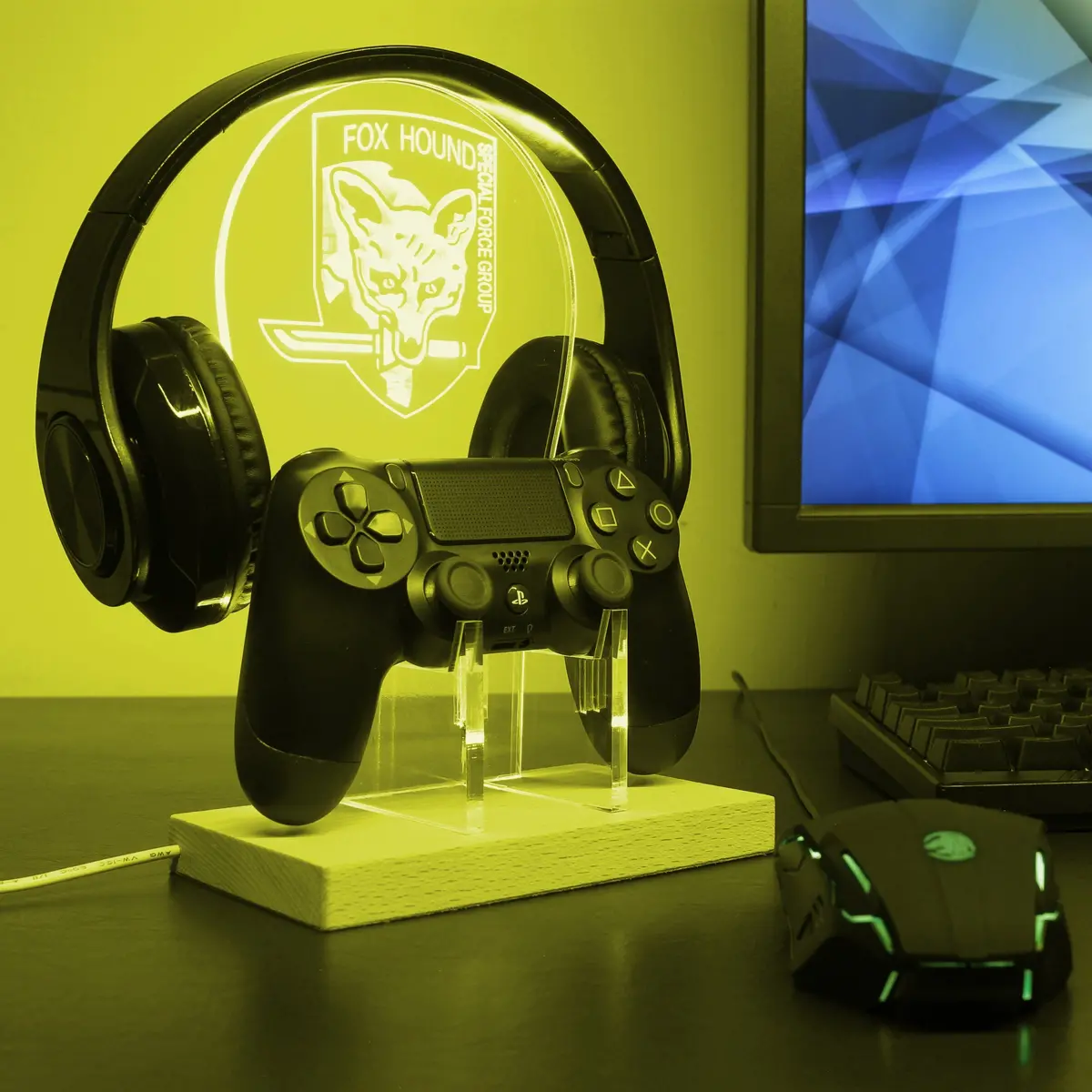 Fox Hound Led Gaming Headset Controller Stand 1