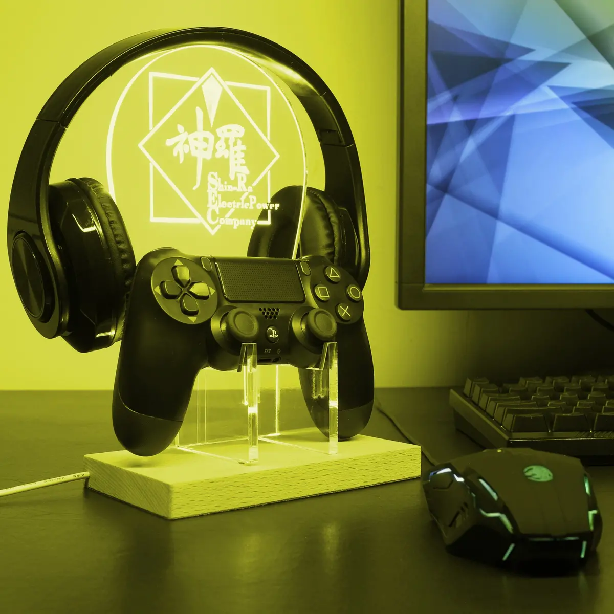 Final Fantasy Shin-Ra Led Gaming Headset Controller Stand 1
