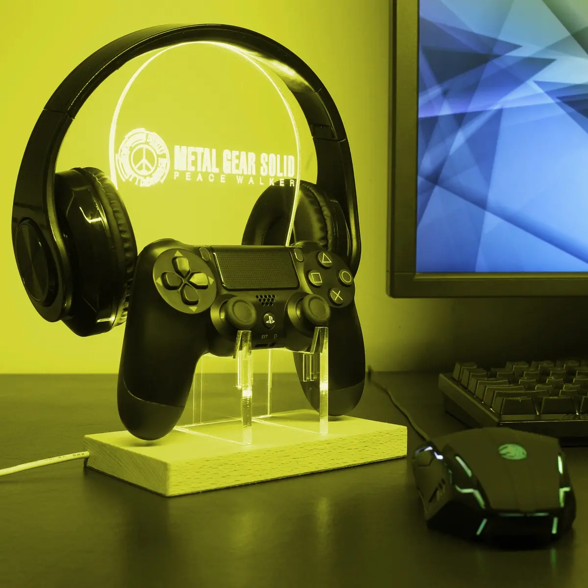 Metal Gear Solid Led Gaming Headset Controller Stand 1