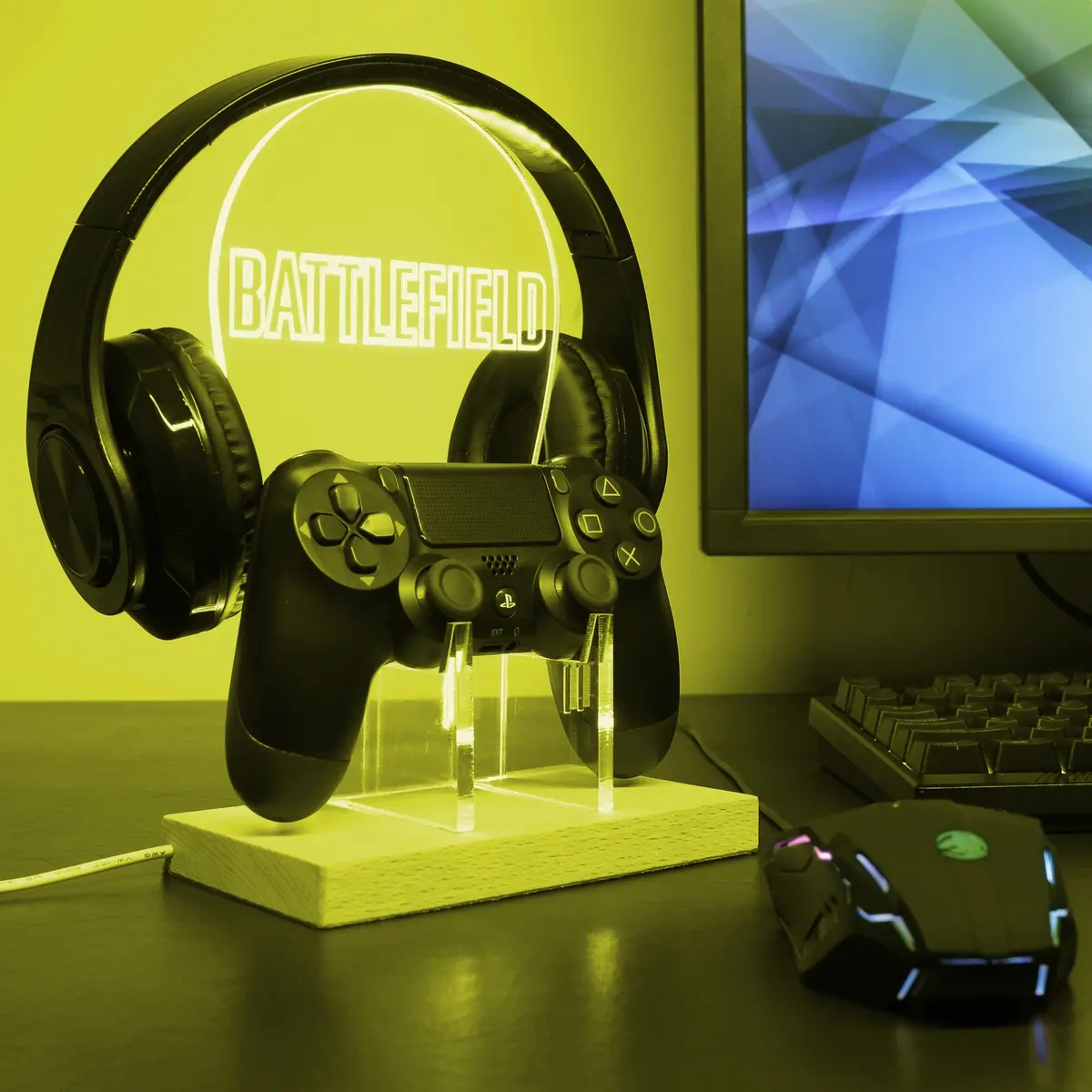 Battlefield Led Gaming Headset Controller Stand 1