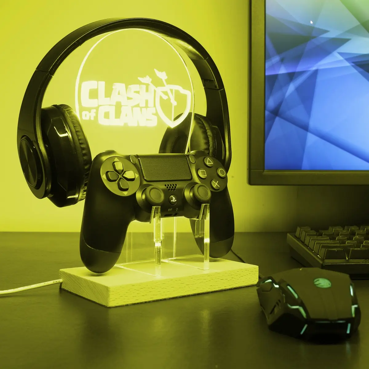 Clash Of Clans Led Gaming Headset Controller Stand 1