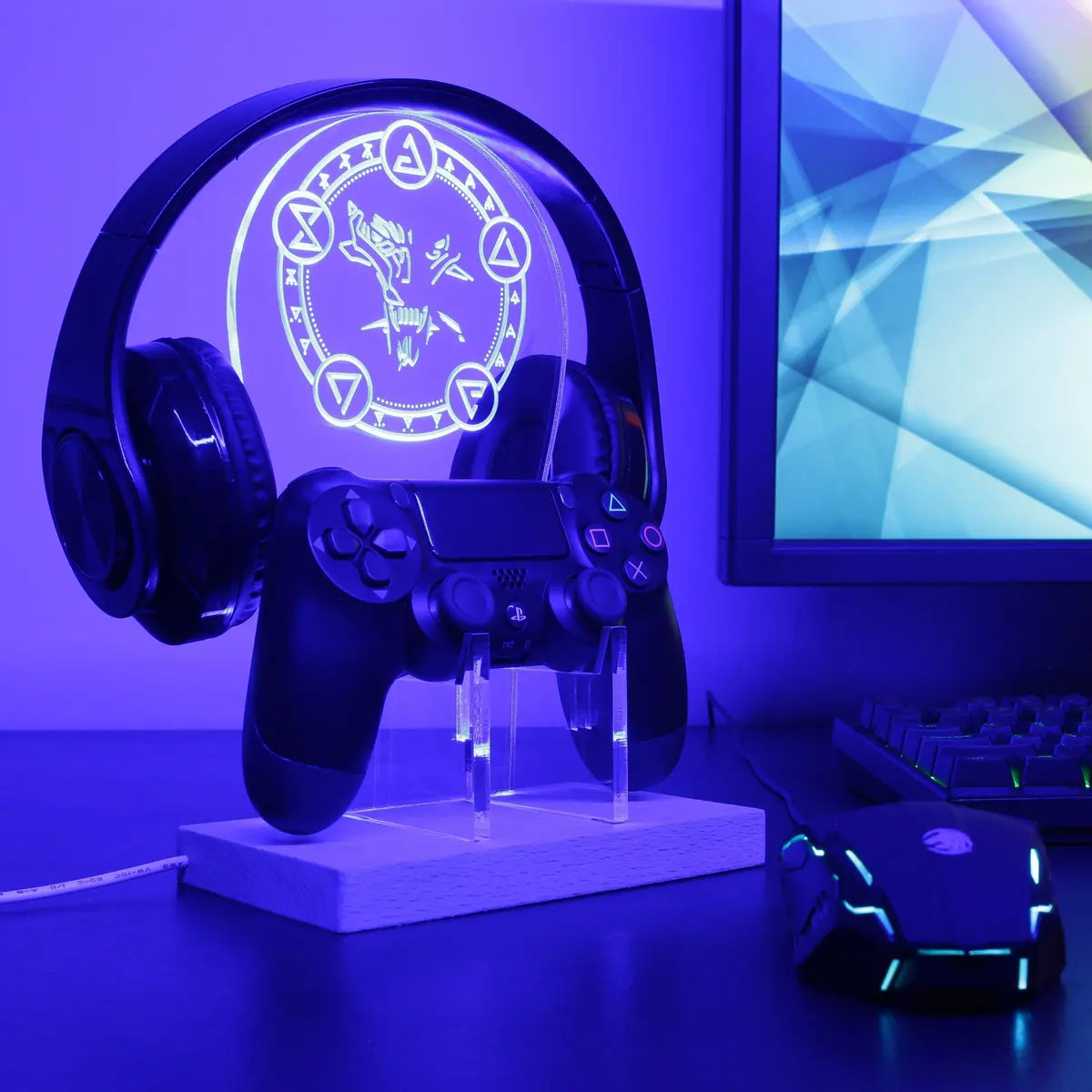 The Witcher Led Gaming Headset Controller Stand 1