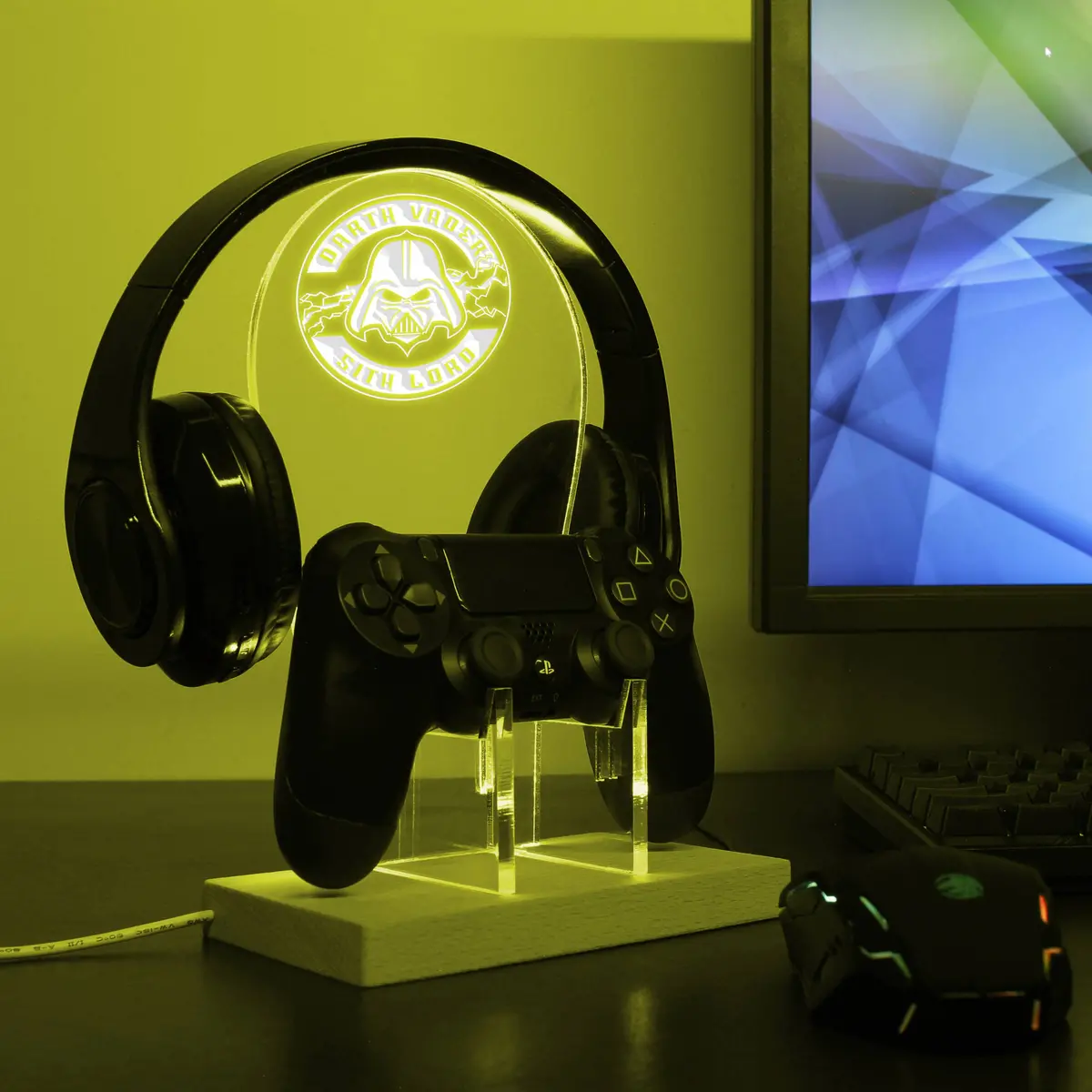 Star Wars Darth Vaders Led Gaming Headset Controller Stand 1