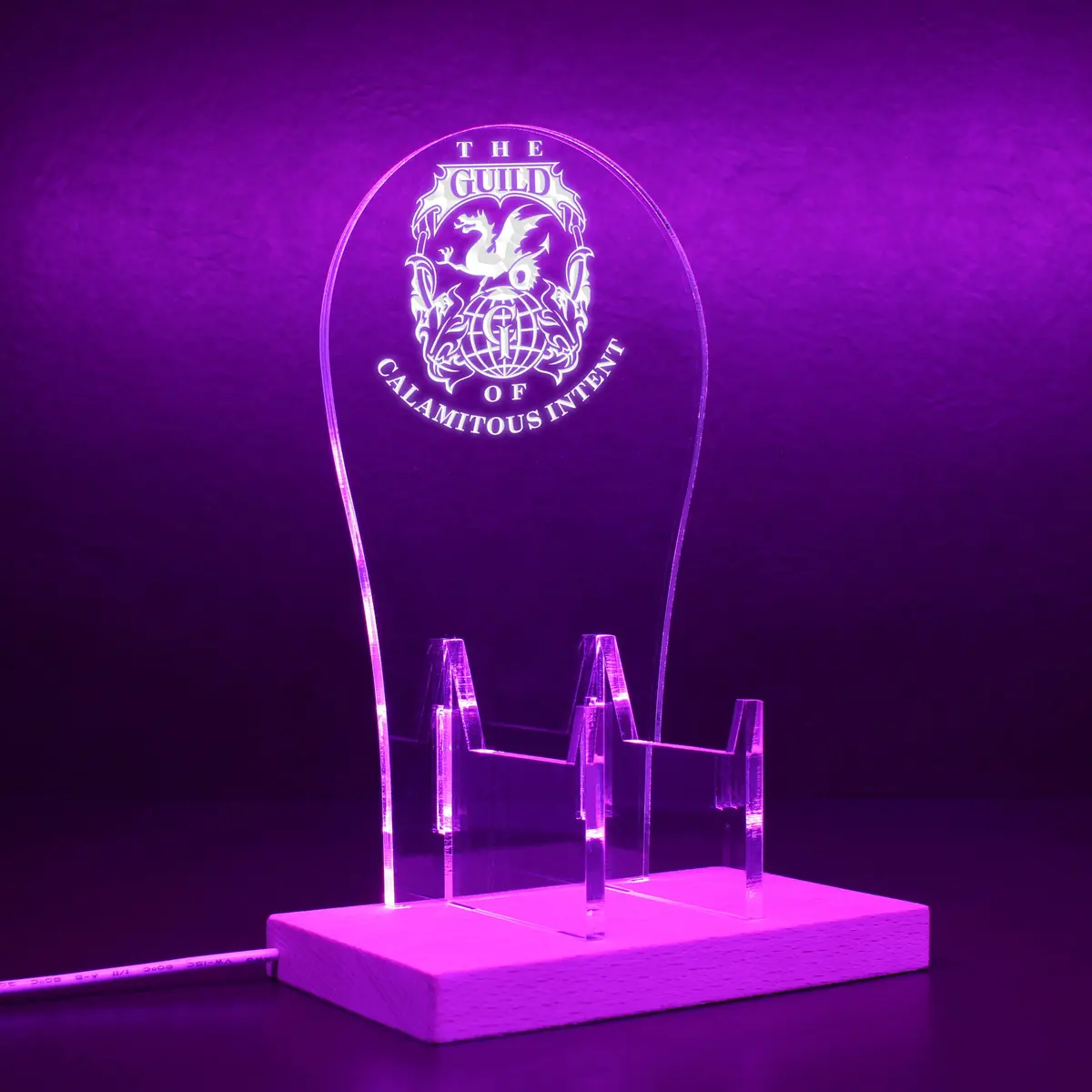 Venture Brothers Guild Rgb Led Gaming Headset Controller Stand 1
