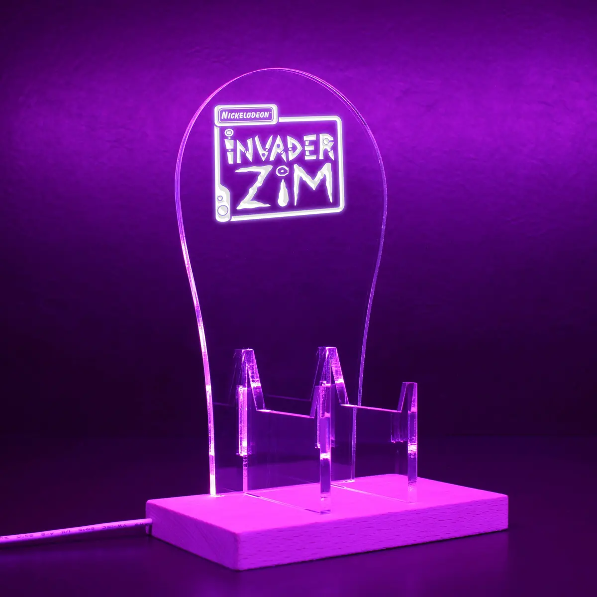 Invader Zim Rgb Led Gaming Headset Controller Stand 1